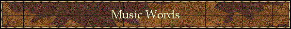 Music Words